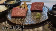 Wagyu beef sirloin steak