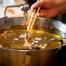 A course to enjoy the perfect harmony of tempura and handmade soba