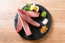 Famous freshly grilled salt tongue