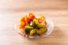 Assorted kimchi