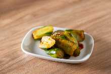 Spicy hot cucumbers