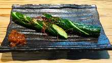 Lightly pickled cucumber Lightly pickled cucumber