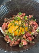 Wagyu beef steak tartare