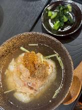 Tai chazuke (sea bream and rice with tea)