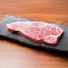Wagyu beef sirloin steak