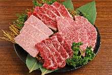 Assorted Wagyu beef, 4 kinds