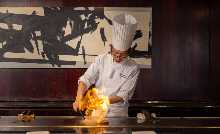Teppanyaki dinner course