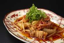 Stir-fried pork with kimchi