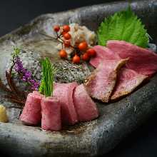 Specially Selected Hida Beef Sashimi-Style Platter