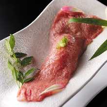 Seared Fatty Sirloin Nigiri Sushi