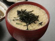 Pufferfish rice soup