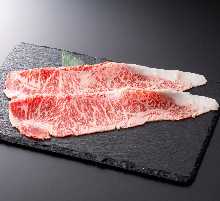 Wagyu beef loin yakishabu