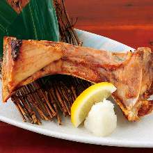 Grilled fish gill area