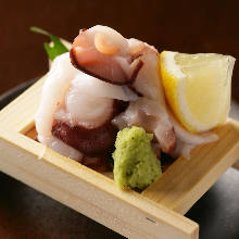 Octopus sashimi