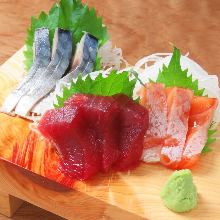 Assorted sashimi, 3 kinds