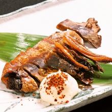 Seared dried-squid