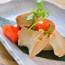 Miso-marinated cream cheese