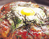 Grated yam okonomiyaki