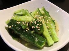 Smashed cucumber salad