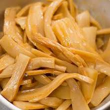 Pickled bamboo shoots