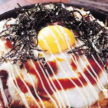 Japanese yam okonomiyaki