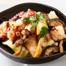 Octopus teppanyaki