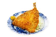 Deep-fried horse mackerel