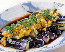 Fried eggplant