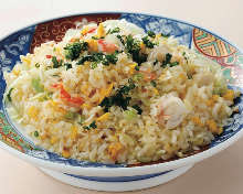 Fried rice with crab