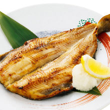 Grilled atka mackerel