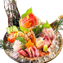 Assorted sashimi, 6 kinds