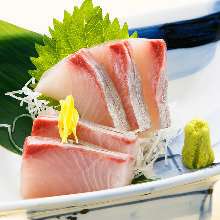 Amberjack sashimi