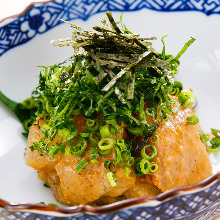 Sesame-flavored amberjack