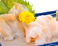 Whelk sashimi