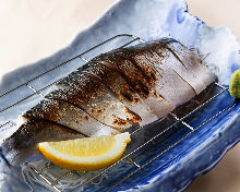 Seared pickled mackerel