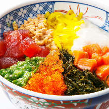 8 colored rice bowl