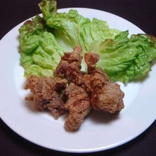 Fried thigh meat