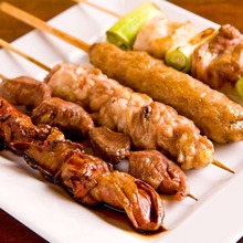 Assorted grilled skewers, 5 kinds