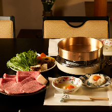 Wagyu beef sukiyaki