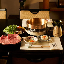 Wagyu beef sukiyaki