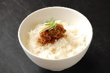 Nokke(raw salmon) Rice