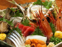 Assorted sashimi