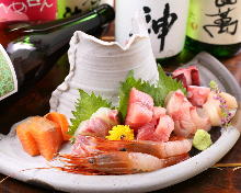 Assorted sashimi, 7 kinds