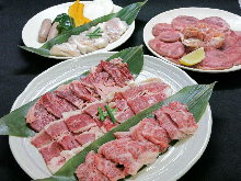 Assorted yakiniku