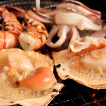 Assorted seafood