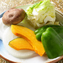 Assorted grilled vegetables
