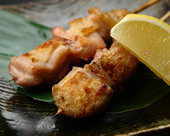 Grilled chicken skewer