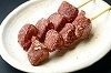 Grilled gizzard skewer