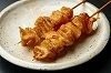 Chicken skin skewer