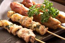 Assorted grilled skewers, 5 kinds